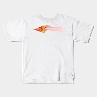 Pizza Gift Photo Art Kids T-Shirt